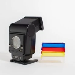 Canon® Canon Speedlite 199A Flash With Colored Shades -Camera Gear Hub CAN 199A 0004