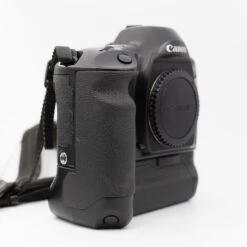 Canon® Canon EOS-1N RS (body Only) With Extended Battery Grip -Camera Gear Hub Canon EOS1 RS full 45degrees