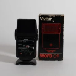 Vivitar 550 FD Auto Thyristor Flash With Box -Camera Gear Hub Flash Vivitar550FD Box 0005