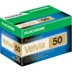 Fuji Fujfilm Velvia 50, 35mm, Color Positive Film (Single Roll Purchase)