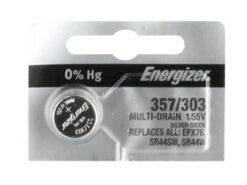 Energizer 303/357 Silver Oxide Button/Coin Cell 1.55V